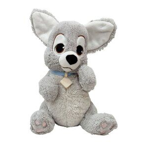 Disney Plush Lady & The Tramp Puppy Stuffed Animal 11" Soft Toy Collectible